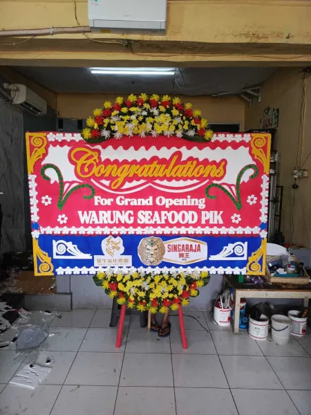 Papan Bunga Ucapan Selamat Sambeng Bayan